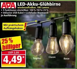 Norma Apa led-akku-glühbirne Angebot