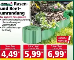 Norma Rasen- und Beet- umrandung Angebot