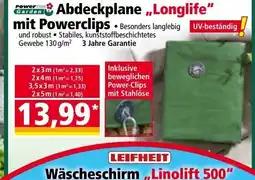 Norma Abdeckplane „longlife" mit powerclips Angebot