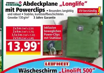 Norma Abdeckplane „longlife" mit powerclips Angebot