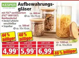 Norma KESPER Aufbewahrungs- gläser Angebot