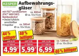 Norma Aufbewahrungs- gläser Angebot