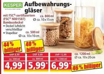 Norma Aufbewahrungs- gläser Angebot