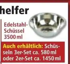 Norma Edelstahl- Schüssel Angebot