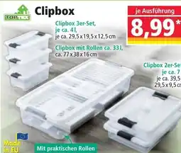 Norma Clipbox mit rollen ca. 331 Angebot