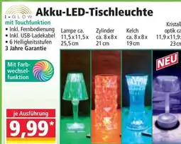 Norma Akku-LED-Tischleuchte Angebot