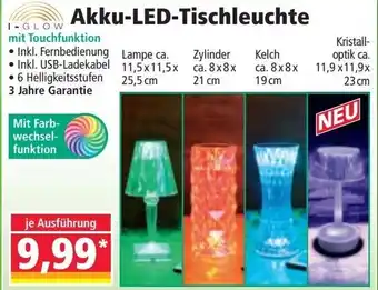 Norma Akku-led-tischleuchte Angebot