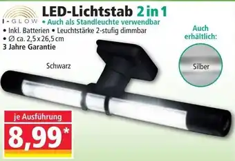 Norma Led-lichtstab 2 in 1 Schwarz Angebot