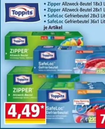 Norma Toppits zipper Angebot