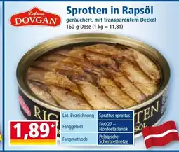 Norma Sprotten in rapsöl Angebot