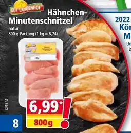 Norma Hähnchen- minutenschnitzel Angebot