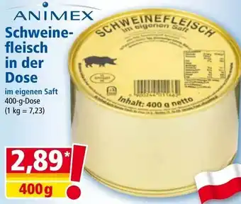 Norma Schweine- fleisch in der dose Angebot