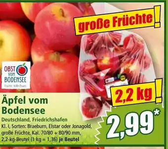 Norma Äpfel vom bodensee Angebot