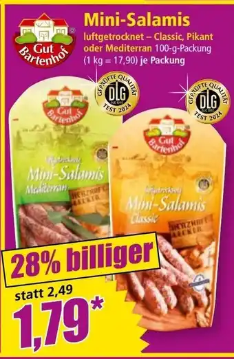 Norma Mini-salamis Angebot