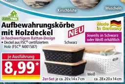 Norma Aufbewahrungskörbe mit holzdeckel Angebot