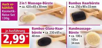 Norma Bambus haarbürste Angebot