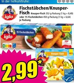 Norma Fischstäbchen/knusper- fisch Angebot