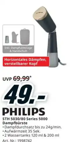 Media Markt Sth 5030/80 series 5000 dampfbürste Angebot