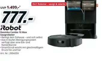 Media Markt Roomba combo 10 max Angebot