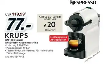 Media Markt Nespresso-kapselmaschine Angebot