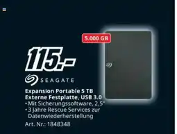 Media Markt Seagate expansion portable 5 tb Angebot