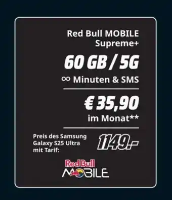 Media Markt Red bull mobile supreme Angebot