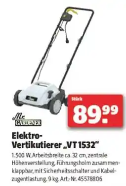 Hagebau Elektro- vertikutierer,,vt 1532 Angebot