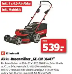 Hagebau Akku-rasenmäher „ge-cm 36/47 Angebot