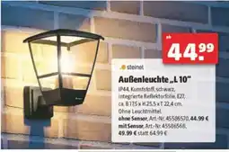 Hagebau Außenleuchte,,l 10 Angebot