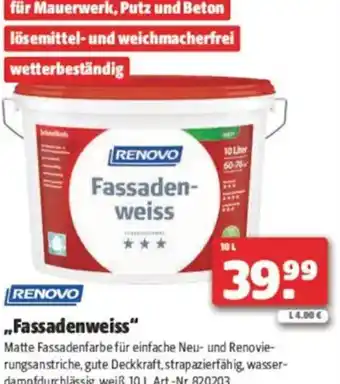 Hagebau Fassadenweiss Angebot