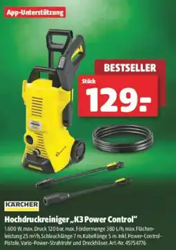 Hagebau Hochdruckreiniger,,k3 power control Angebot