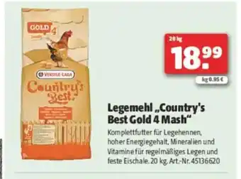 Hagebau Legemehl „country's best gold 4 mash Angebot