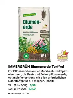 BayWa Immergron blumen- erde Angebot