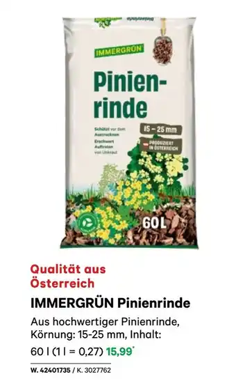 BayWa Immergrün pinienrinde Angebot