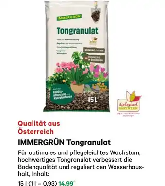 BayWa Immergrün tongranulat Angebot