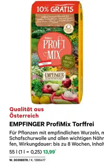 BayWa Empfinger profimix torffrei Angebot