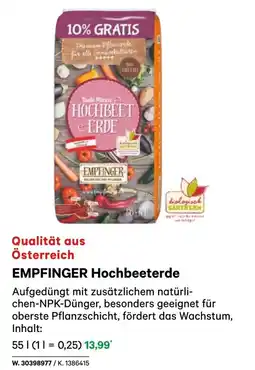 BayWa Empfinger hochbeeterde Angebot