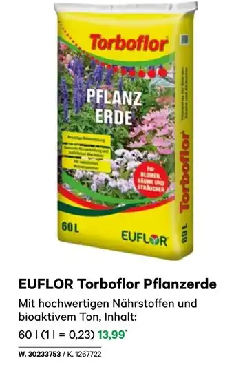 BayWa Euflor torboflor pflanzerde Angebot