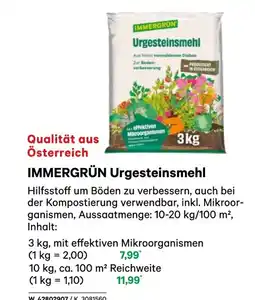 BayWa Immergrün urgesteinsmehl Angebot