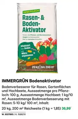 BayWa Immergrün bodenaktivator Angebot