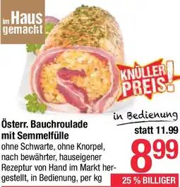 Maximarkt Österr. Bauchroulade mit Semmelfülle Angebot