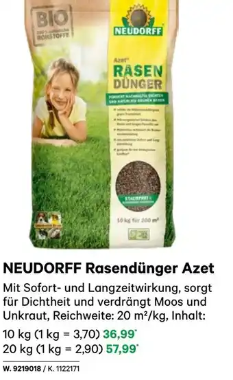 BayWa Neudorff rasendünger azet Angebot