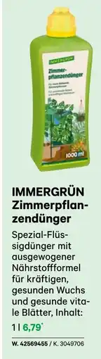 BayWa Immergrün zimmerpflan- zendünger Angebot