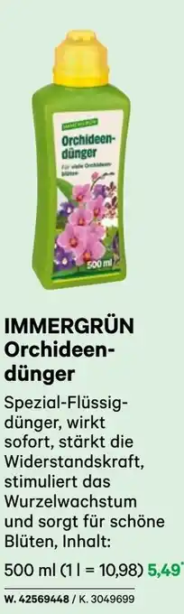 BayWa Immergrün orchideen- dünger Angebot