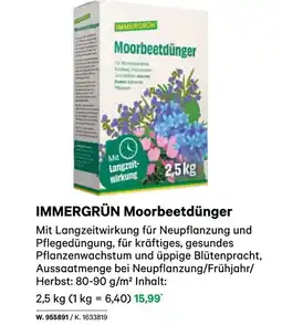 BayWa Immergrün moorbeetdünger Angebot