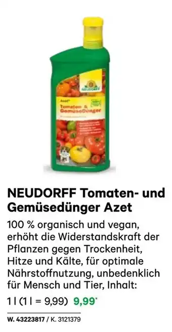 BayWa tomaten- und gemüsedünger azet Angebot