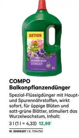 BayWa Balkonpflanzen dünger Angebot