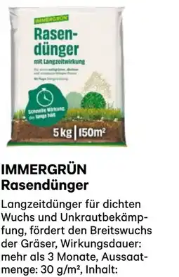 BayWa Immergrün rasendünger Angebot