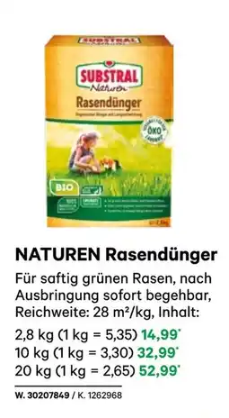 BayWa Naturen rasendünger Angebot