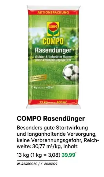 BayWa Compo rasendünger Angebot